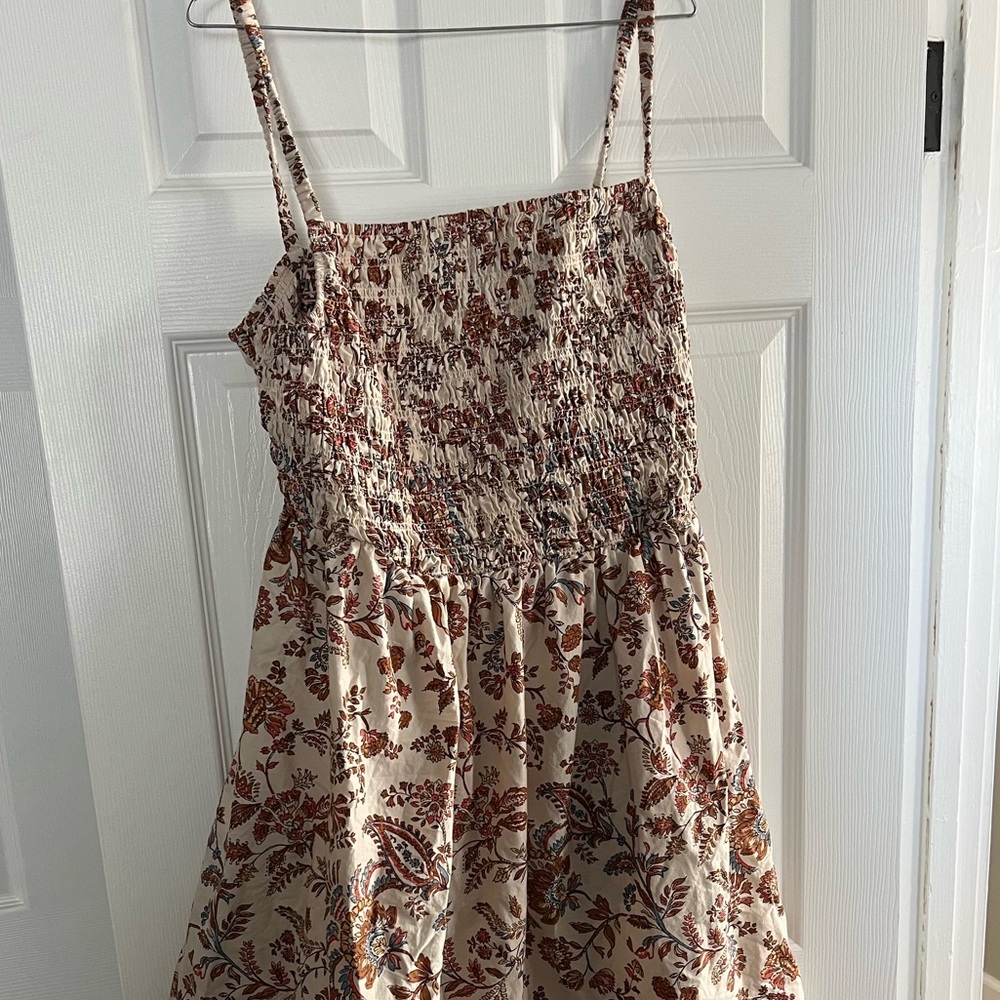 Old Navy floral linen summer dress